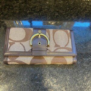 Brown Coach Wallet for Women